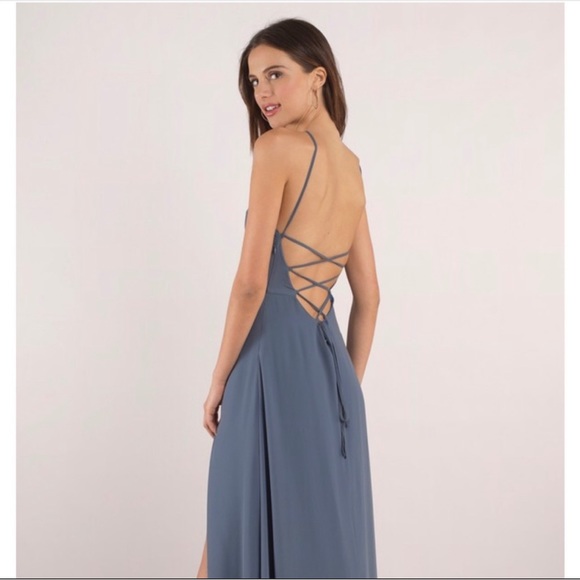 NWT Rise Above TOBI Maxi Dress in SLATE size XS - Picture 3 of 3